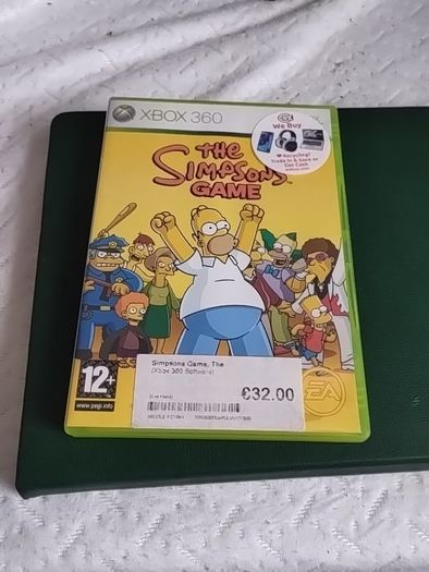 The simpsons, xbox360 game, rare collectable