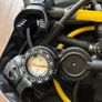 Cressi XS Compact AC2 DIN diving regulator set + Tecnomar Compact 3 Console + Case Image 3