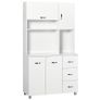 Multi Storage Cabinet Kitchen Cupboard Pantry w/ drawers and table space (FREE SHIPPING) Image 2