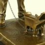 Banksy Inspired "Dog Walker" - Bronze, Marble,Signed Image 4