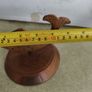 Wooden Fish on wood plinth home decore Image 4