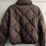 Primark Brown Diamond Quilted Puffer Jacket Coat size L Image 5
