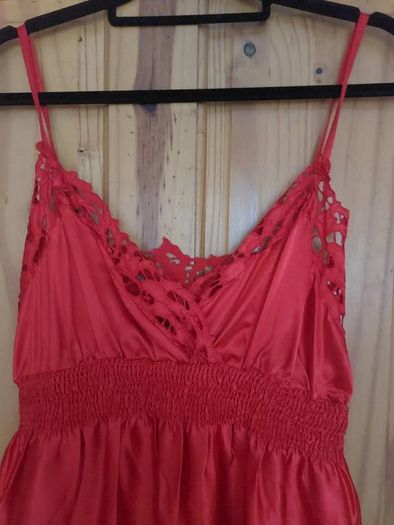 Red lace dress (free postage)