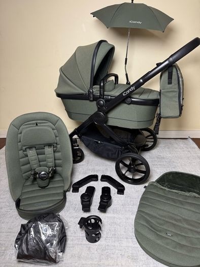 As NEW icandy Peach 7 travel system