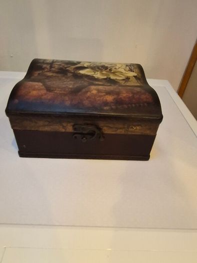 Vintage Wooden Jewellery Box