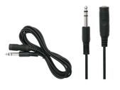 New 3m 6.3mm Straight Jack Plug Extension Guitar Male to Female Lead Cable #978