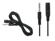 main image for ad New 3m 6.3mm Straight Jack Plug Extension Guitar Male to Female Lead Cable #978