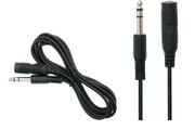 New 3m 6.3mm Straight Jack Plug Extension Guitar Male to Female Lead Cable #978