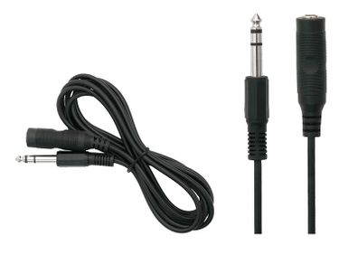 New 3m 6.3mm Straight Jack Plug Extension Guitar Male to Female Lead Cable #978