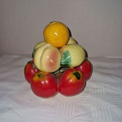 Vintage ceramic fruit centerpiece