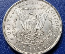 Excellent 1896 Morgan Dollar Silver Coin