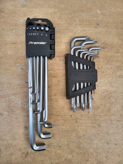 Torx & Allen Keys, Socket Sets, Oil Filter Wrench + More