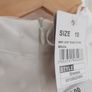 Brand New Lovely white dress Size 10 Image 5