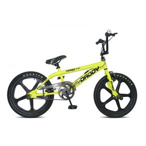 11" Rooster BIG DADDY, 20" Black Skyway Mags, Neon Yellow