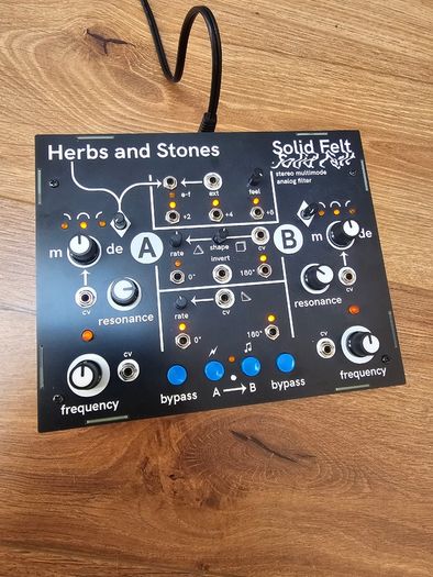 Herbs and Stones Solid Felt