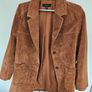zara genuine suede blazer coat Image 4