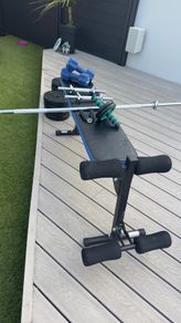 Weight bench and weights