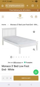 brand new single bed frame