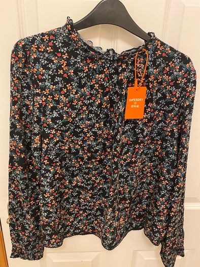 Superdry Richelle High Neck Top BNWT