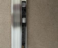 Chrome Straight Edge Trim - 12.5mm