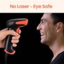 Barcode Scanner CCD USB Wired 1D Handheld Bar Code Reader, Read Screen Digital Smartphone Barcode Plug and Play (FREE POSTAGE) Image 2
