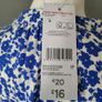 F&F blue & white dress, Size 18, BNWT Image 7