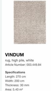 Used Ikea Rug Collect today