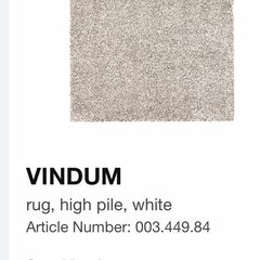 Used Ikea Rug Collect today