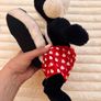 Vintage Looney Tunes Pepe Le Pew Skunk Plush Red Heart Boxers 1997 approx. 35 cm. Please see photos Image 8