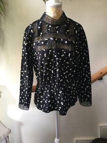 Savida cotton blouse, new, size S