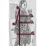 Long v-neck dress Image 5