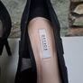 Office Black High heels size 4 worn Image 6