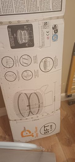 New in box 8 ft trampoline