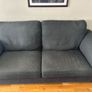 IKEA dark navy sofas 3 +2 Image 7
