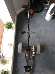Electric golf trolley, golf glider