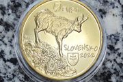 Slovakia 5 Euro Shiny Coin 2022 - Chamois - Fauna and flora in Slovakia