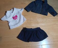 American Doll denim outfit