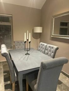 Dining table with 6 chairs