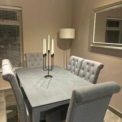 Dining table with 6 chairs