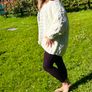 Knitted women cardigan puffy Image 3