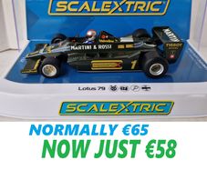 Scalextric F1 Lotus 79 #1 Slot Car -Andretti ( C4423  classic Formula one Legends )
