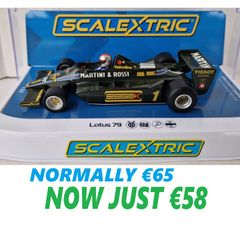Scalextric F1 Lotus 79 #1 Slot Car -Andretti ( C4423  classic Formula one Legends )