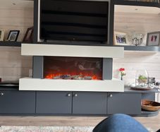 Electric fire with surround
