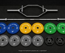 Gym Equipment - Squat Rack + Weights + Barbells