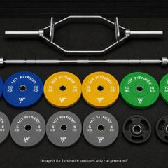 Gym Equipment - Squat Rack + Weights + Barbells