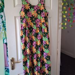 Multi coloured floral dress with pockets!