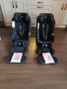 Two Joie Steadi R129 car seats - black