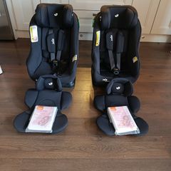 Two Joie Steadi R129 car seats - black