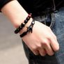 Black Anchor Bracelet unisex Image 3