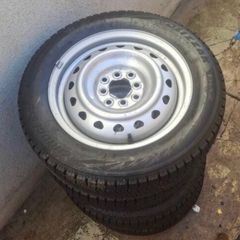 Trailer wheels - 4 new multi-fit Wheels with new BridgeStone tyres.